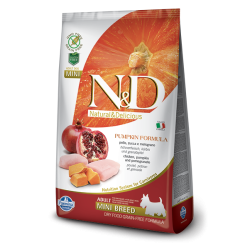 N&D Pumpkin hrana za pse Adult Mini - Piletina i nar 2.5kg