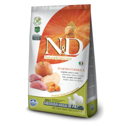 N&D Pumpkin hrana za pse Adult Medium&Maxi - Divlja svinja i jabuka 12kg