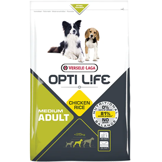 Opti Life hrana za pse Adult Medium 12.5kg