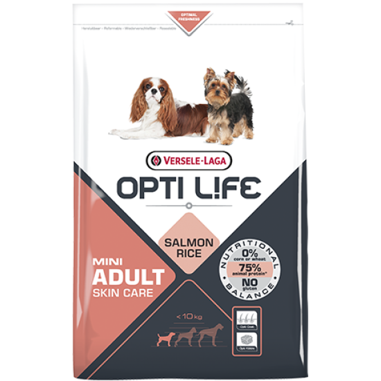 Opti Life hrana za pse Adult Skin Care Mini - Losos 7.5kg