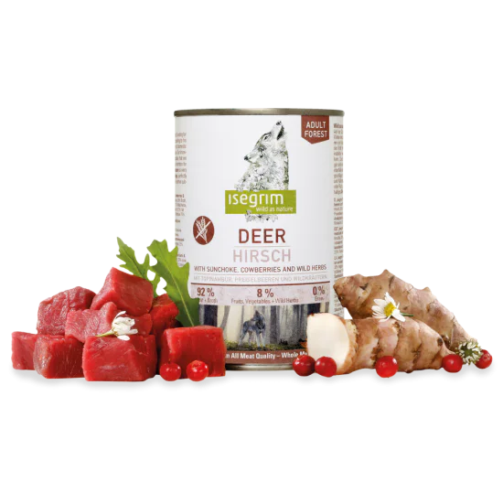 Isegrim Adult - Šumski jelen, čičak, brusnica i samoniklo bilje 400g
