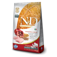 N&D Ancestral Grain hrana za pse Adult Medium&Maxi - Piletina i nar 2.5kg