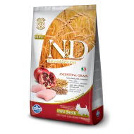 N&D Ancestral Grain hrana za pse Adult Mini - Piletina i nar 2.5kg
