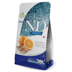 N&D Ocean hrana za mačke - Haringa i narandža 1.5kg
