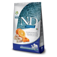 N&D Ocean hrana za pse Adult Medium&Maxi - Bakalar, Bundeva i narandža 2.5kg