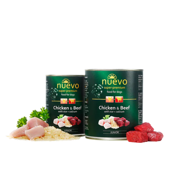 Nuevo - bez žitarica - JUNIOR piletina i govedina 400g