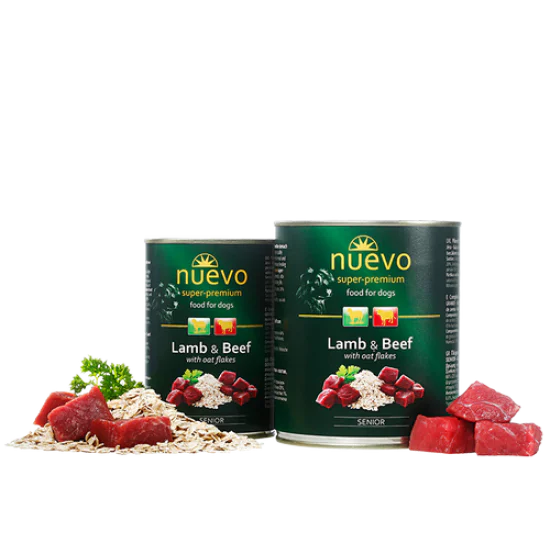 Nuevo - bez žitarica - SENIOR jagnjetina i govedina 800g