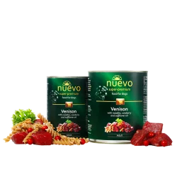 Nuevo - bez žitarica - srnetina sa nudlama 800g