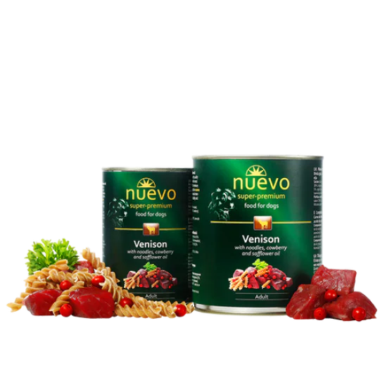 Nuevo - bez žitarica - srnetina sa nudlama 400g