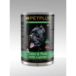 PetPlus konzerva za pse - divljač, nudle i šargarepa 1240g