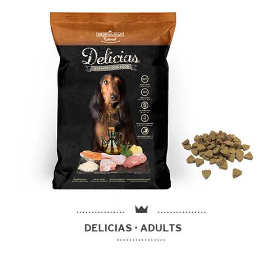 Delicias hrana za pse Adult 1.5kg