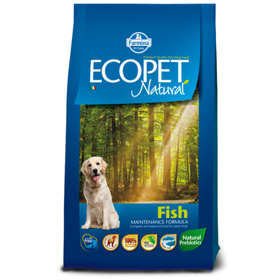 Ecopet hrana za pse Natrual FISH MEDIUM 12kg