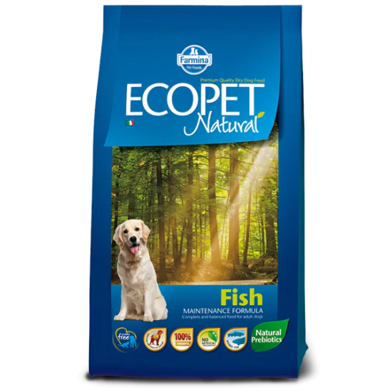 Ecopet hrana za pse Natrual FISH MEDIUM 2.5kg