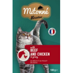 Mittone - komadići govedine i piletine u sosu 22x 100gr 