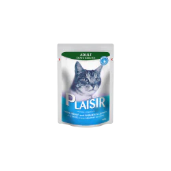 Plaisir - komadići pastrmke i škampi u sosu 22x100g