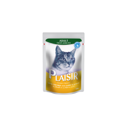 Plaisir - komadići piletine i jetre u sosu 22x100g