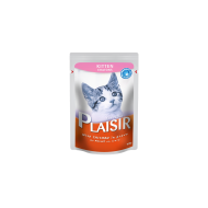 Plaisir kesica za mačke Kitten komadići piletine i jetre u sosu  22x100g