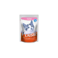 Plaisir kesica za mačke Kitten komadići piletine i jetre u sosu  22x100g