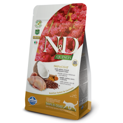 N&D Quinoa hrana za mačke - Skin & Coat Quail Cocunut & Curcuma 1.5kg
