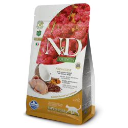 N&D Quinoa hrana za mačke - Skin&Coat Quail Cocunut&Curcuma 5kg N&D Quinoa hrana za mačke - Skin&Coat Quail Cocunut&Curcuma 5kg