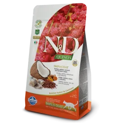 N&D Quinoa hrana za mačke - Skin & Coat Herring Cocunut & Curcuma 300g
