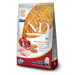 N&D Ancestral Grain hrana za pse Puppy Medium&Maxi - Piletina i nar 12kg