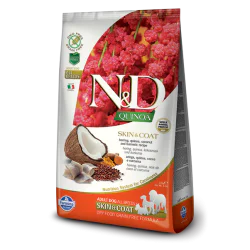 N&D Quinoa hrana za pse Medium&Maxi Skin&Coat - Herring 7kg