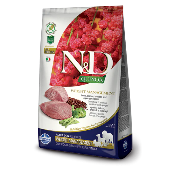 N&D Quinoa hrana za pse Medium&Maxi Weight Managment - Lamb 7kg
