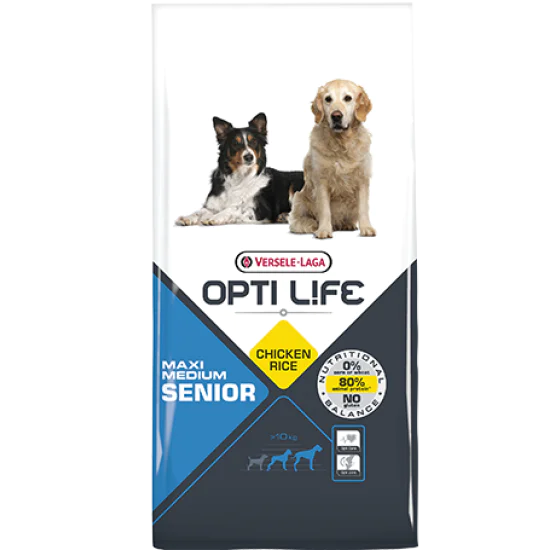 Opti Life hrana za pse Senior Medium & Maxi 12.5kg