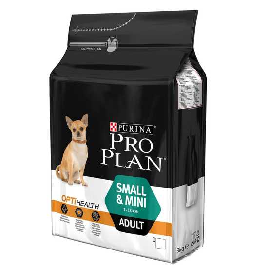 Pro Plan hrana za pse OptiHealth Adult (1-10kg) Small & Mini - piletina 3kg