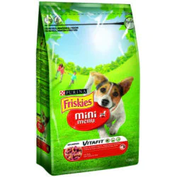 FRISKIES hrana za pse Adult Mini - Menu Govedina 1.5kg FRISKIES hrana za pse Adult Mini - Menu Govedina 1.5kg