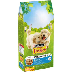 FRISKIES hrana za pse Junior - Piletina i povrće 15kg FRISKIES hrana za pse Junior - Piletina i povrće 15kg