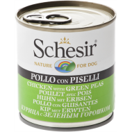 Schesir dog konzerva za pse - Piletina i grašak 285g