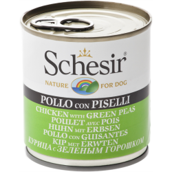 Schesir dog konzerva za pse - Piletina i grašak 285g
