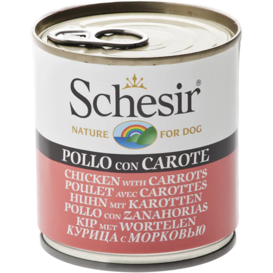 Schesir dog konzerva za pse - Piletina i šargarepa 285g