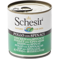 Schesir dog konzerva za pse - Piletina i spanać 285g
