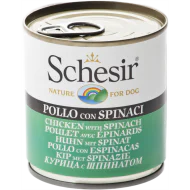 Schesir dog konzerva za pse - Piletina i spanać 285g