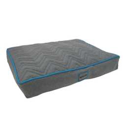 Wooff ležaljka za pse Box Jersey Quilt plava 55x75x15cm
