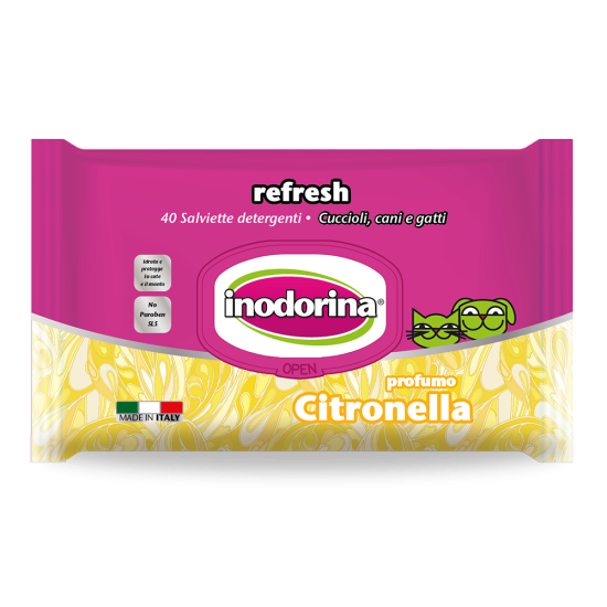 Inodorina Vlažne maramice - Citronella 40kom